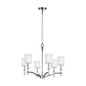 GLF3311EN6PN Hewitt Mid Sized Chandelier Chandelier - Polished Nickel