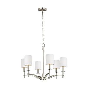 GLF3311EN6SN Hewitt Mid Sized Chandelier Chandelier - Satin Nickel