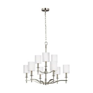 GLF3313EN9SN Hewitt Mid Sized Chandelier Chandelier - Satin Nickel