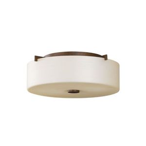 GLFM313EN3CB Sunset Drive Flush Mount Ceiling Light - Corinthian Bronze