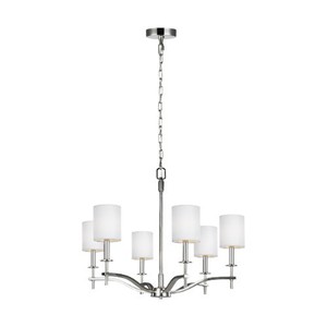 GLF33116PN Hewitt Mid Sized Chandelier Chandelier - Polished Nickel