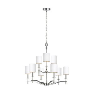 GLF33139PN Hewitt Mid Sized Chandelier Chandelier - Polished Nickel