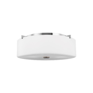 GLFM312CH Sunset Drive Flush Mount Ceiling Light - Chrome GLFM312CH Sunset Drive Flush Mount Ceiling Light - Chrome