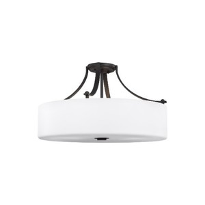 GLSF254ORB Sunset Drive Semi Flush Mount Ceiling Light - Oil Rubbed Bronze