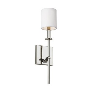 GLWB1873PN Hewitt 1 Bulb Wall Sconce - Polished Nickel