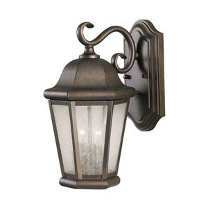 GLOL5901ENCB Martinsville Entrance Outdoor Wall Light - Corinthian Bronze