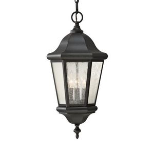 GLOL5911ENBK Martinsville Hanging Hanging Lantern - Black