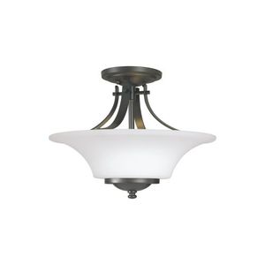 GLSF241EN3ORB Barrington Semi Flush Mount Ceiling Light - Oil Rubbed Bronze