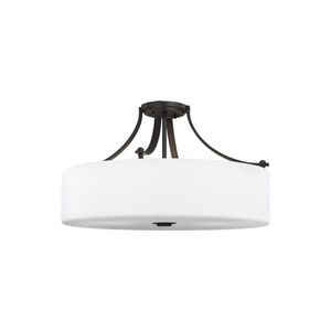 GLSF254EN3ORB Sunset Drive Semi Flush Mount Ceiling Light - Oil Rubbed Bronze