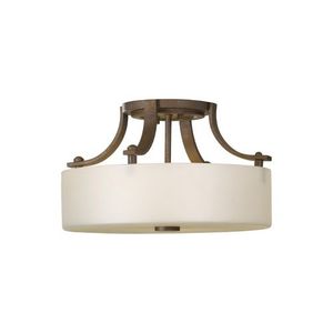 GLSF259EN3CB Sunset Drive Semi Flush Mount Ceiling Light - Corinthian Bronze