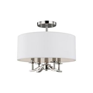 GLSF349ENPN Hewitt Flush Mount Ceiling Light - Polished Nickel