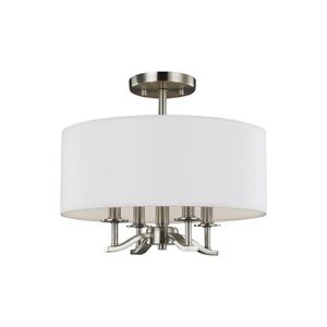 GLSF349ENSN Hewitt Flush Mount Ceiling Light - Satin Nickel