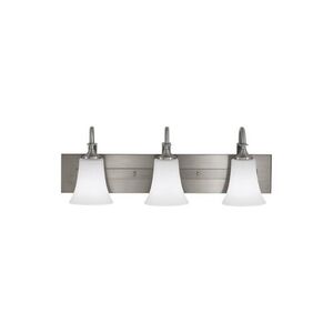 GLVS12703EN3BS Barrington 3 Bulb Bathroom Lighting - Brushed Steel