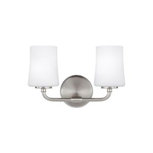 GLVS23602EN3SN Jennie 2 Bulb Bathroom Lighting - Satin Nickel