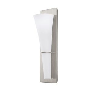 GLWB1341EN3BS Barrington 1 Bulb Wall Sconce - Brushed Steel