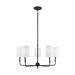 Generation Lighting GL3109305112 Midnight Black Mid Sized Chandelier