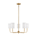 Generation Lighting GL3109305848 Satin Brass Mid Sized Chandelier