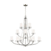 Generation Lighting GL3121612EN3962 Brushed Nickel Mini Chandelier