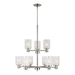 Generation Lighting GL3139809EN3962 Brushed Nickel Mid Sized Chandelier