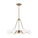 Generation Lighting GL3161606848 Satin Brass Mid Sized Chandelier