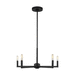 Generation Lighting GL3164205112 Midnight Black Mini Chandelier