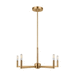 Generation Lighting GL3164205848 Satin Brass Mini Chandelier