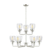 Generation Lighting GL3214509962 Brushed Nickel Mid Sized Chandelier