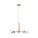 Generation Lighting GL3255705848 Satin Brass Mid Sized Chandelier