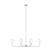 Generation Lighting GL3609306962 Brushed Nickel Large Foyer Chandelier