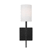 Generation Lighting GL4109301112 Midnight Black 1 Bulb Wall Sconce