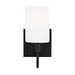 Generation Lighting GL4157101112 Midnight Black 1 Bulb Wall Sconce