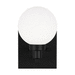 Generation Lighting GL4161601112 Midnight Black 1 Bulb Wall Sconce