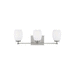 Generation Lighting GL4418503962 Brushed Nickel 3 Bulb Bathroom Light