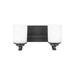 Generation Lighting GL4430702112 Midnight Black 2 Bulb Bathroom Light