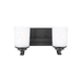 Generation Lighting GL4430702EN3112 Midnight Black 2 Bulb Bathroom Light