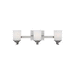 Generation Lighting GL4430703962 Brushed Nickel 3 Bulb Bathroom Light