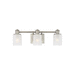 Generation Lighting GL4439803962 Brushed Nickel 3 Bulb Bathroom Light