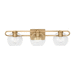 Generation Lighting GL4455703848 Satin Brass 3 Bulb Bathroom Light