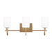 Generation Lighting GL4457103848 Satin Brass 3 Bulb Bathroom Light