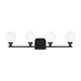 Generation Lighting GL4461604112 Midnight Black 4 or more Bulb Bathroom Light