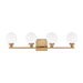 Generation Lighting GL4461604848 Satin Brass 4 or more Bulb Bathroom Light