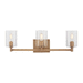 Generation Lighting GL4464203EN848 Satin Brass 3 Bulb Bathroom Light