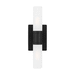 Generation Lighting GL4465002112 Midnight Black 2 Bulb Bathroom Light