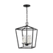 Generation Lighting GL5292604112 Midnight Black Down Light Pendant