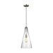 Generation Lighting S6537001EN7962 Brushed Nickel Mini Pendant