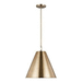 Generation Lighting GL6585101848 Satin Brass Down Light Pendant