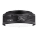 Generation Lighting GL7532003112 Midnight Black Flush Mount Ceiling Light