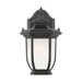 Generation Lighting GL843630112 Black Outdoor Entrance Wall Light