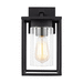Generation Lighting GL853110112 Black Outdoor Entrance Wall Light