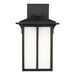 Generation Lighting GL865270112 Black Outdoor Entrance Wall Light